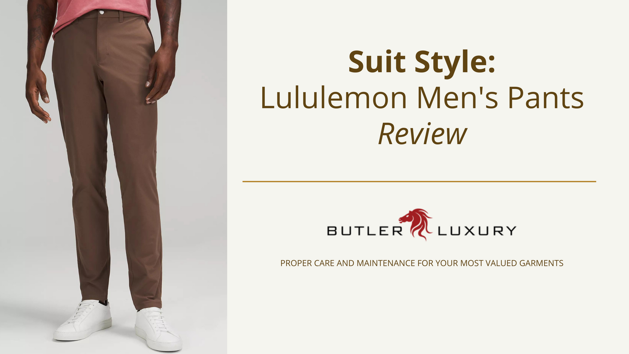 Suit Style: Lululemon Men's Pants Review