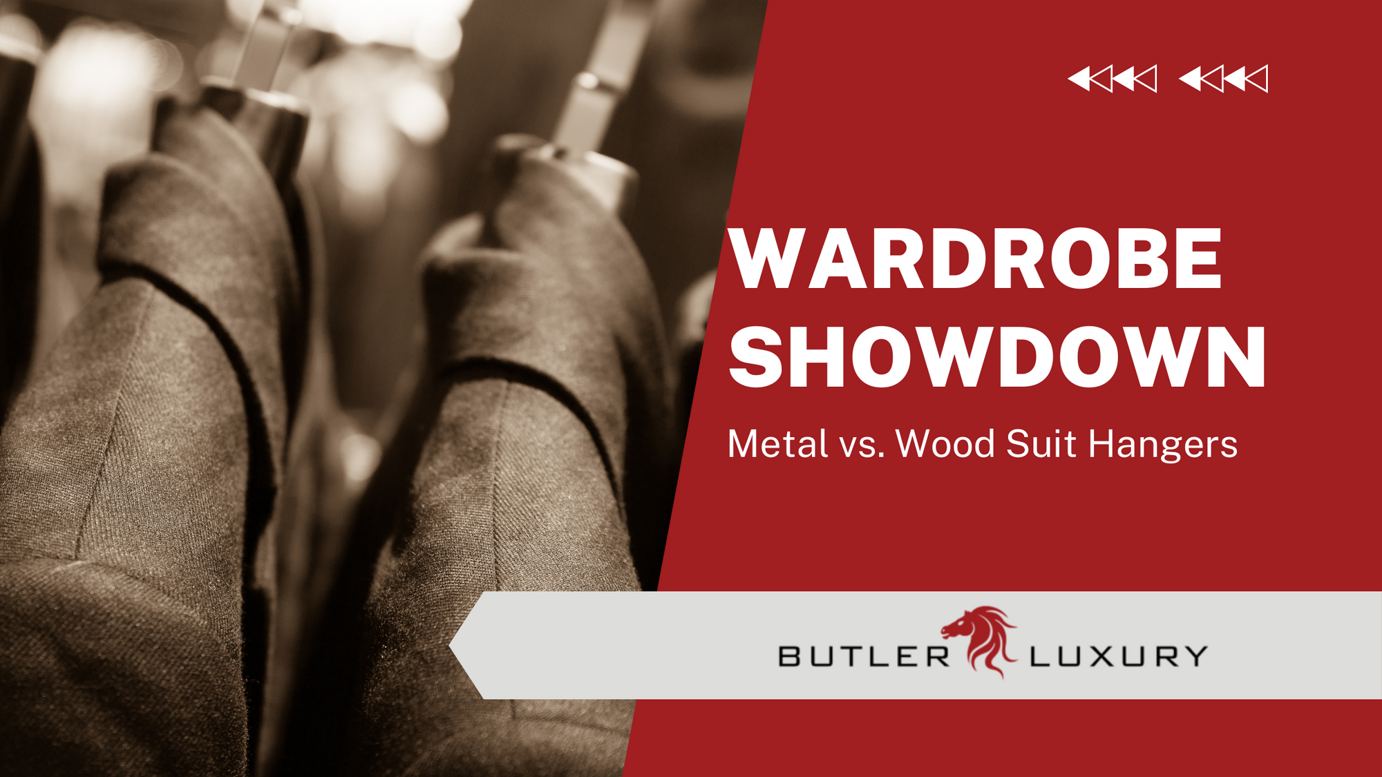 Wardrobe Showdown: Metal vs. Wood Suit Hangers
