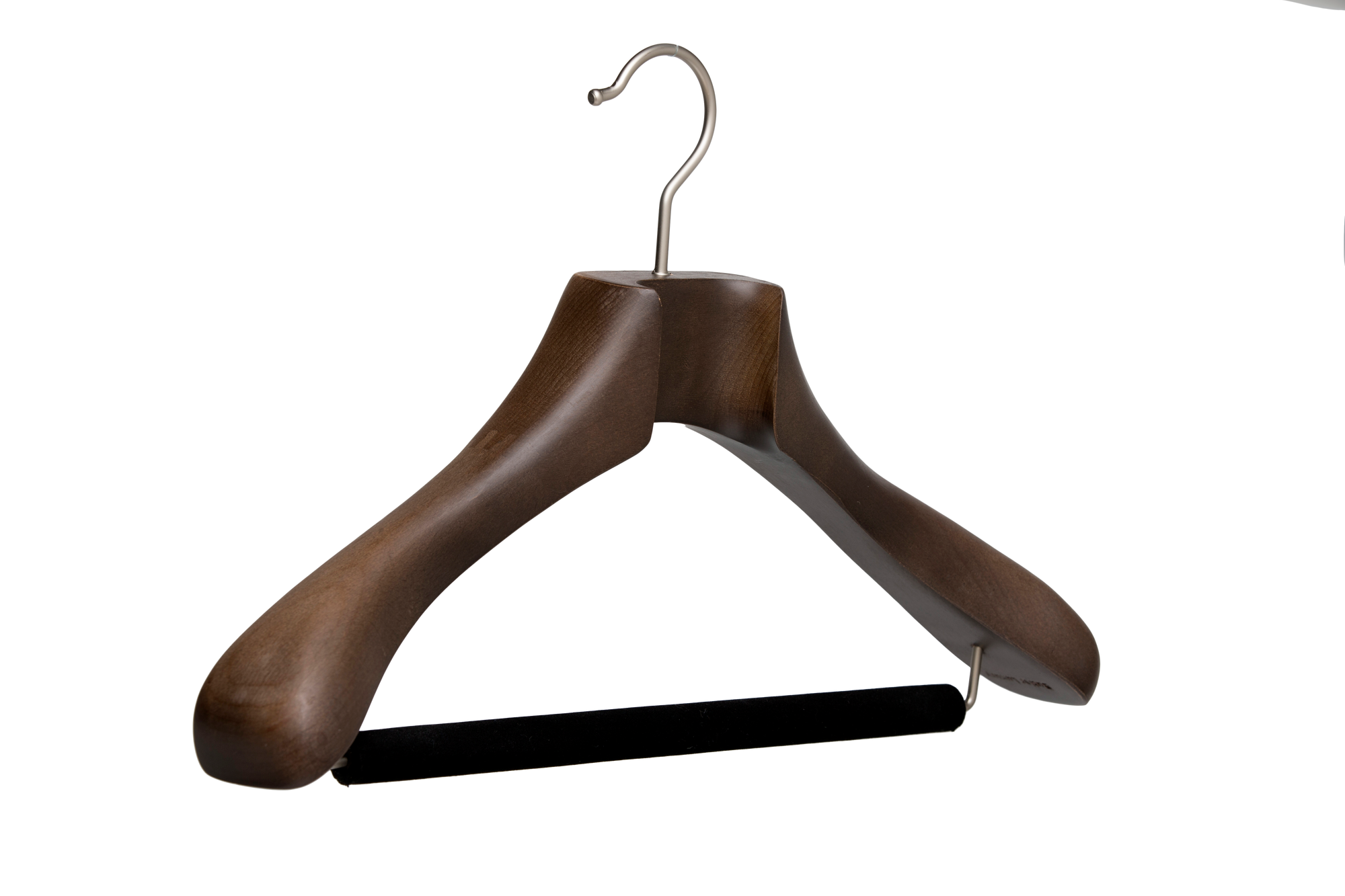 Solid Wood Touser Hangers with velvet bar by Butler Luxury