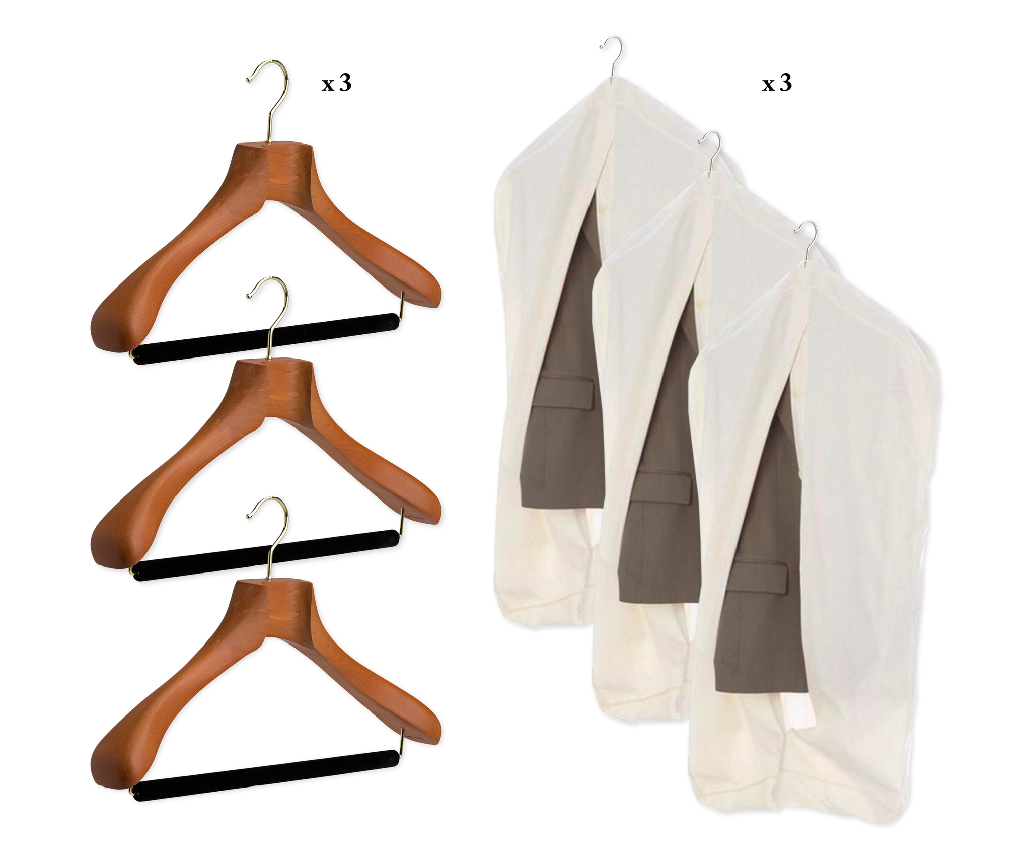 Suit cover with hanger on sale