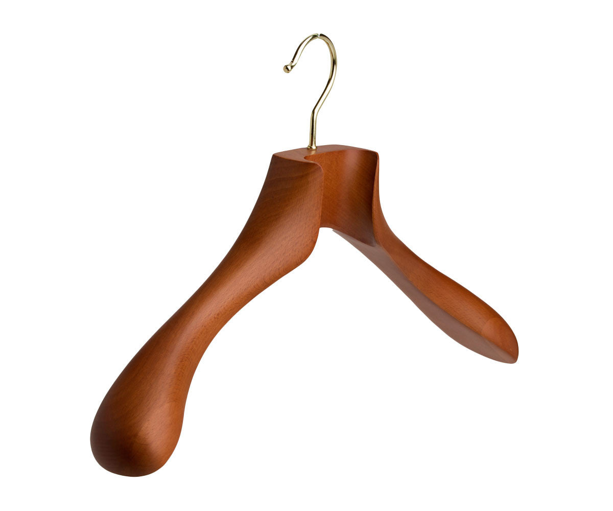 Butler Luxury Tailor Made® Wood Coat Hanger in Deep Butterscotch