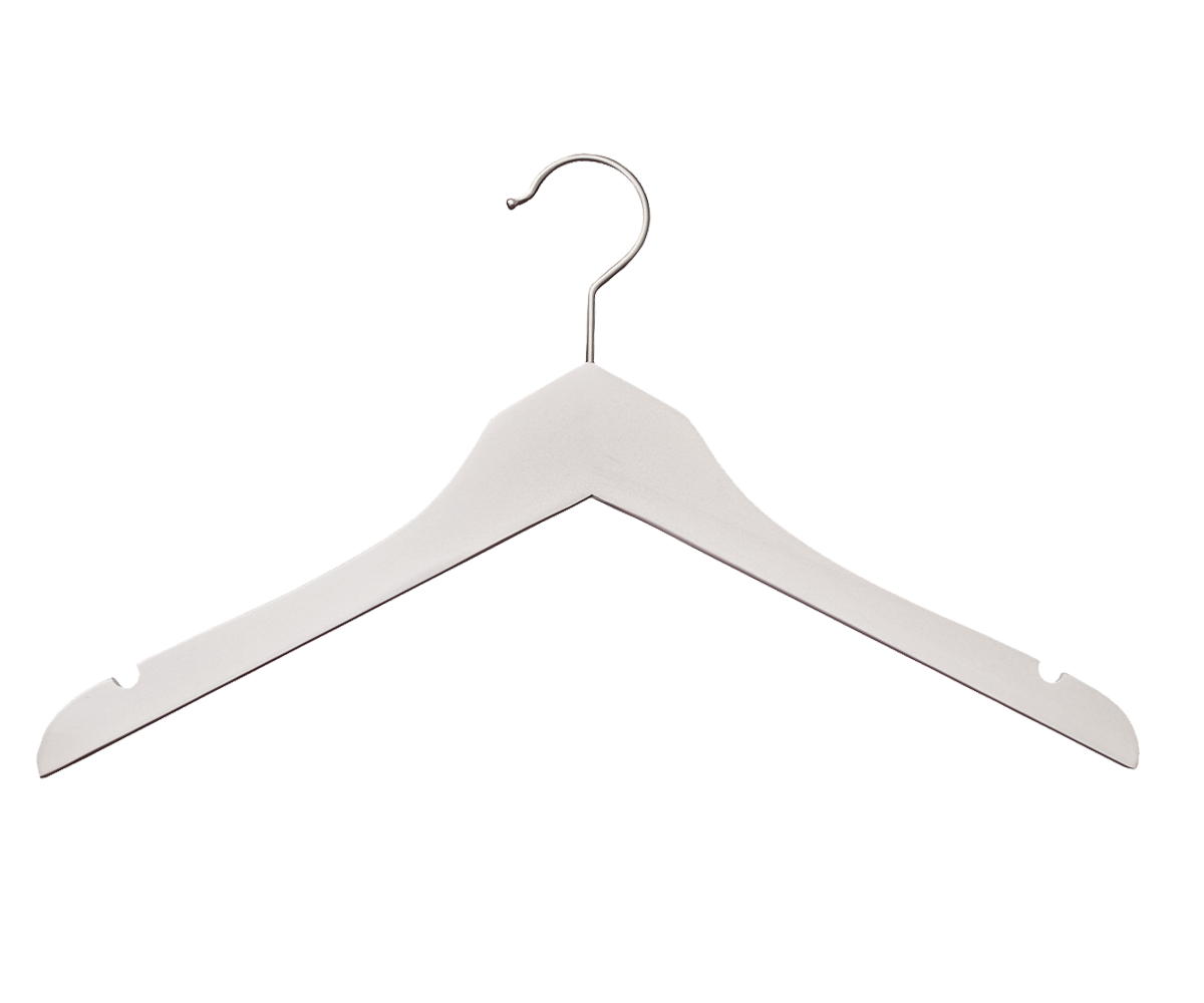 Shirt Hangers With Notches (Set of 10)