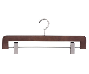 Butler Luxury Women's Wood Skirt or Trouser hanger with clips